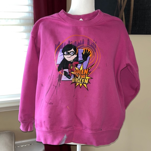 Disney’s the Incredibles VIOLET sweatshirt, size large - Picture 1 of 8
